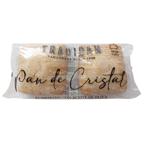 Alcampo TRADIPAN Pan de cristal 2 uds. 140 g