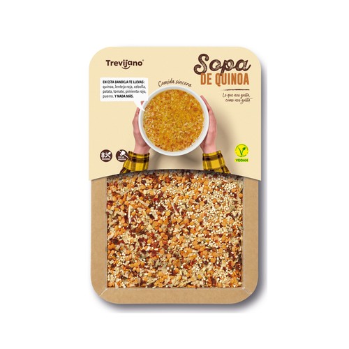 Alcampo TREVIJANO Sopa de quinoa deshidratada 200g