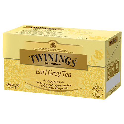 Alcampo TWININGS Té Earl Grey 20 uds 40g