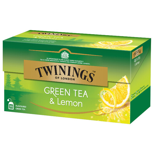 Alcampo TWININGS Té verde al limón 25 uds. 50 g