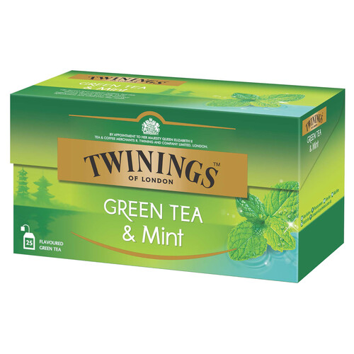 Alcampo TWININGS Té verde con menta 25 uds. 50 g