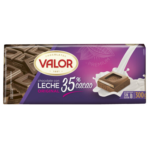 Alcampo VALOR Chocolate con leche puro 300 g