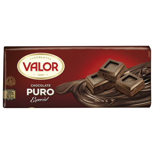 Alcampo VALOR Chocolate especial puro 300 g