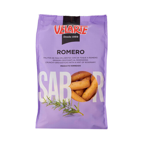 Alcampo VELARTE Palitos crujiente romero 180 g
