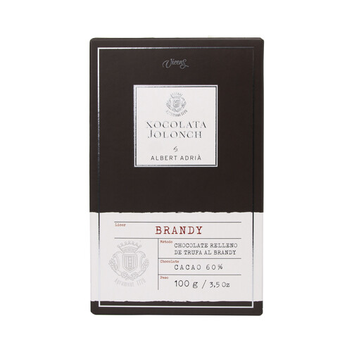 Alcampo VICENS Chocolate negro 60% con brandy 100 g