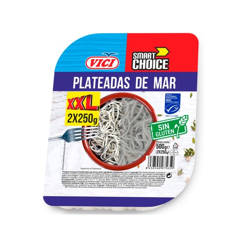Alcampo VICI Angula plateada de mar XXL 2X250g