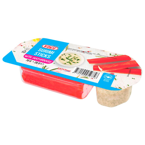 Alcampo VICI Barritas de surimi + mayonesa 75 g + 20 g