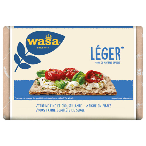 Alcampo WASA Leger Pan tostado 270g