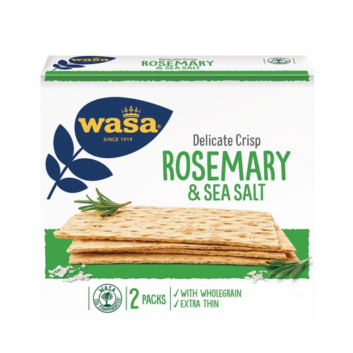 Alcampo WASA Rosemary Pan crujiente (crackers) 190 g