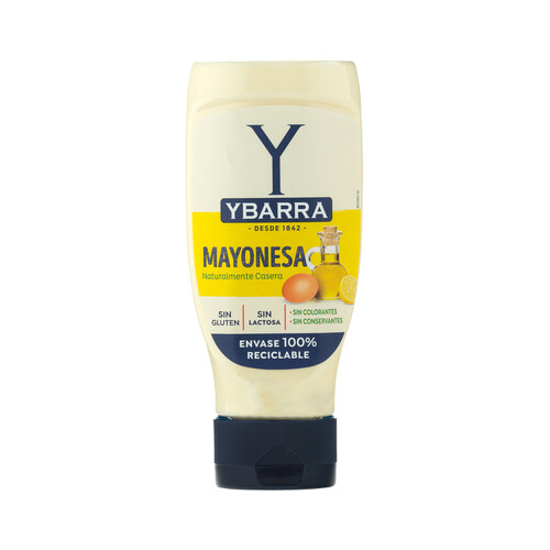 Alcampo YBARRA Mayonesa bocabajo bote 400 ml
