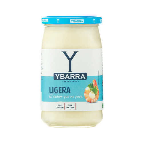 Alcampo YBARRA Salsa mayonesa ligera frasco 450 ml