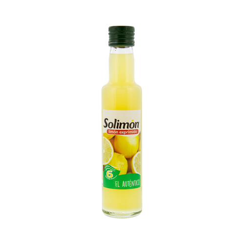 Alcampo Zumo de limón exprimido SOLIMON 250 ml