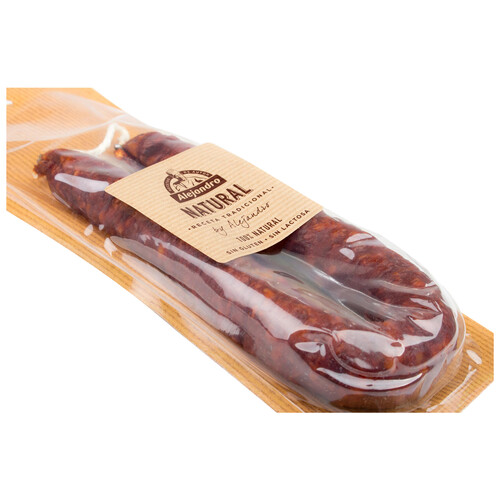 Alcampo ALEJANDRO Sarta de chorizo 100 % natural sin gluten y sin lactosa ALEJANDRO 200 g