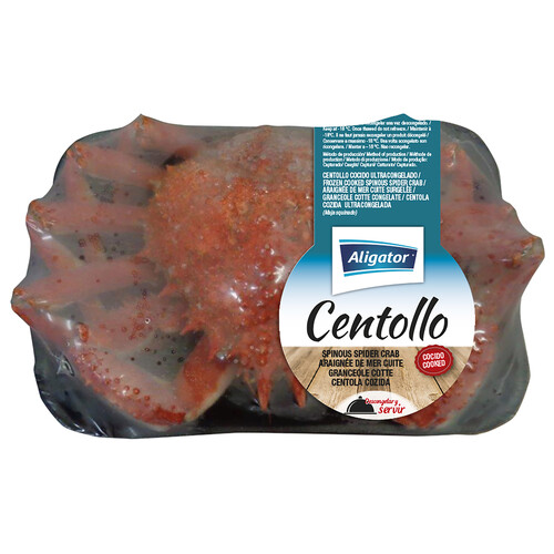 Alcampo ALIGATOR Centollo cocido listo para descongelar y servir ALIGATOR 800 / 1000 g