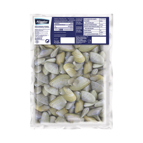 Alcampo ALIGATOR Coquina ultracongelada pescadas en el mar mediterráneo ALIGATOR 250 g