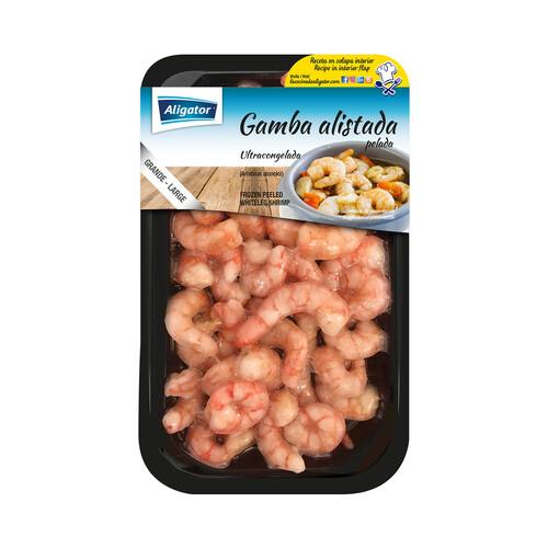 Alcampo ALIGATOR Gamba alistada grande 20 / 35 pelada y ultracongelada ALIGATOR