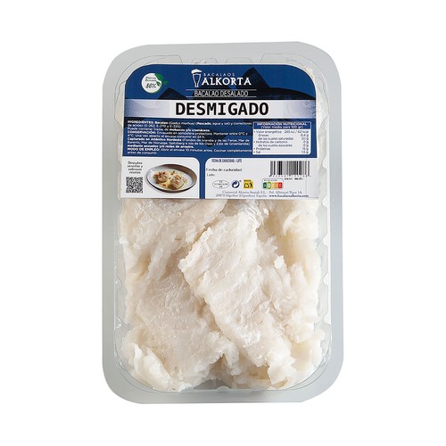 Alcampo ALKORTA Bacalao desalado y desmigado ALKORTA 200 g