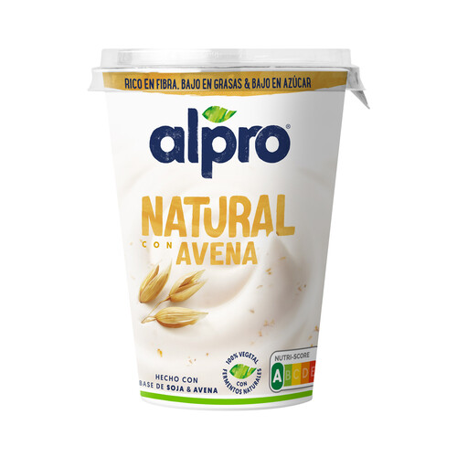 Alcampo ALPRO Especialidad de soja y avena fermentada con sabor natural 400 g