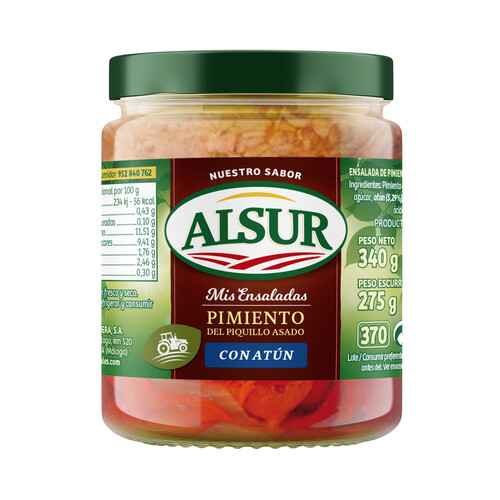 Alcampo ALSUR Ensalada de atún con pimientos ALTUR 275 gr