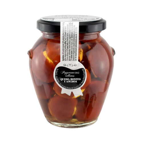 Alcampo ALTA COCINA Pimientos rellenos de queso bonito y anchoas en aceite ALTA COCINA 170 g
