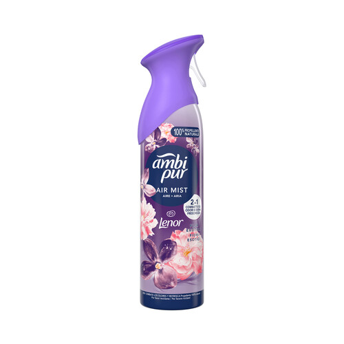 Alcampo AMBIPUR Air mist Ambientador en spray con aroma a flores exóticas 185 ml