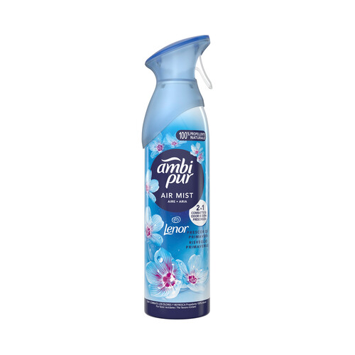 Alcampo AMBIPUR Air mist Ambientador en spray con aroma a frescor primaveral 185 ml