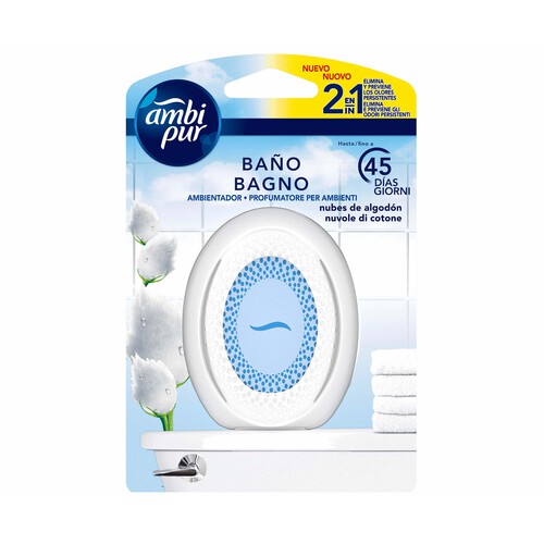 Alcampo AMBIPUR Ambientador baños aroma nubes de algodón AMBIPUR 7 5 ml