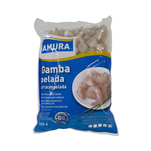 Alcampo AMURA Gamba pelada 154 / 220 y ultracongelada 600 g