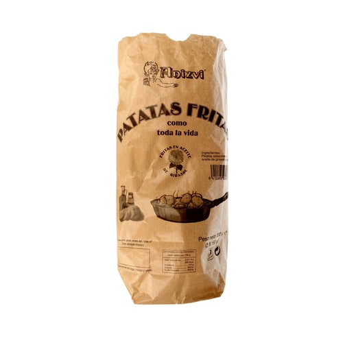 Alcampo ANIZVI Patatas fritas artesanas en aceite girasol ANIZVI 300 g