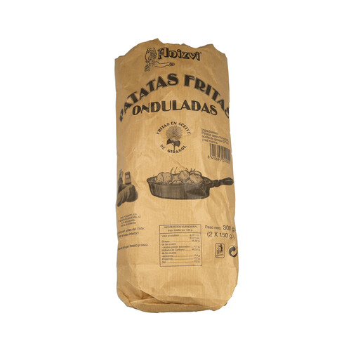 Alcampo ANIZVI Patatas fritas onduladas ANIZVI 300 g
