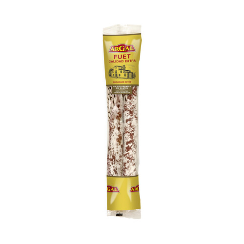 Alcampo ARGAL Fuet de calidad extra elaborado sin gluten y sin colorantes ARGAL 2 x 120 g