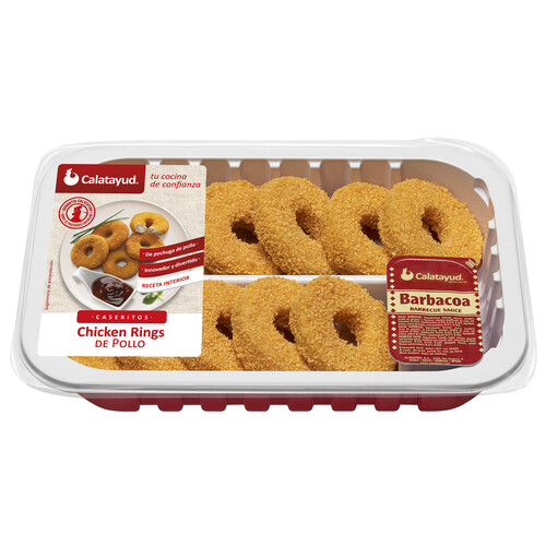 Alcampo Aritos rebozados de pechuga de pollo CALATAYUD Caseritos 300 g