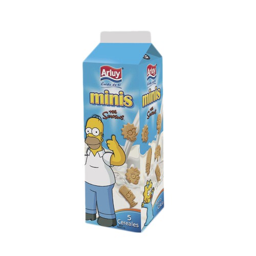 Alcampo ARLUY Galletas de cereales con forma de los Simpsons 275 g