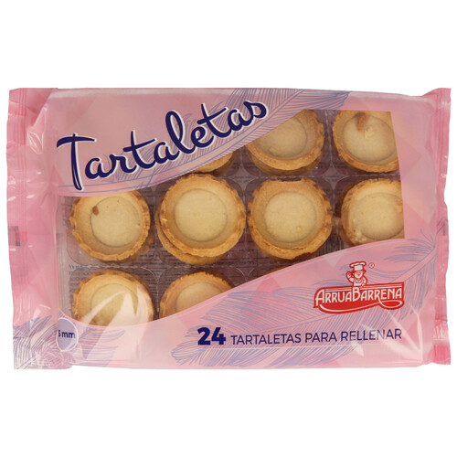 Alcampo ARRUABARRENA Tartaletas pequeñas para rellenar 24 uds. 180 g