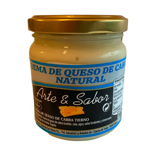Alcampo ARTE&SABOR Crema de queso de cabra natural 175 g