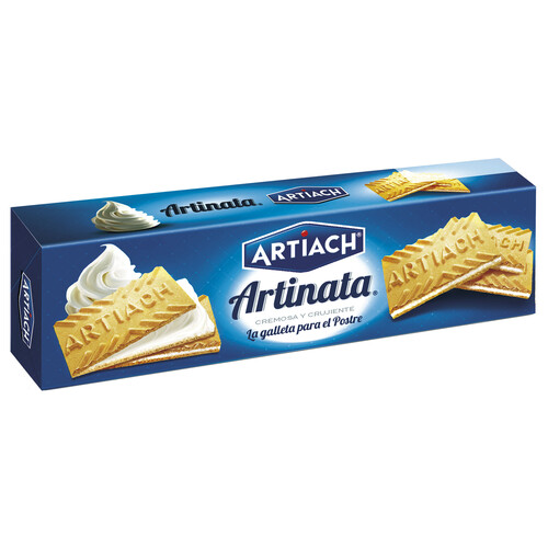 Alcampo ARTIACH Artinata Galletas de barquillo rellena con nata 210 g