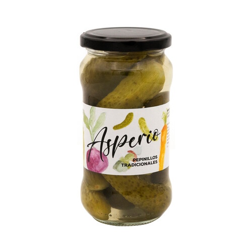 Alcampo ASPERIO Pepinillos tradicionales ácidos grandes 180g
