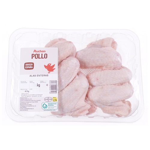 Alcampo AUCHAN Alas de pollo 6-7 uds. Producto Alcampo