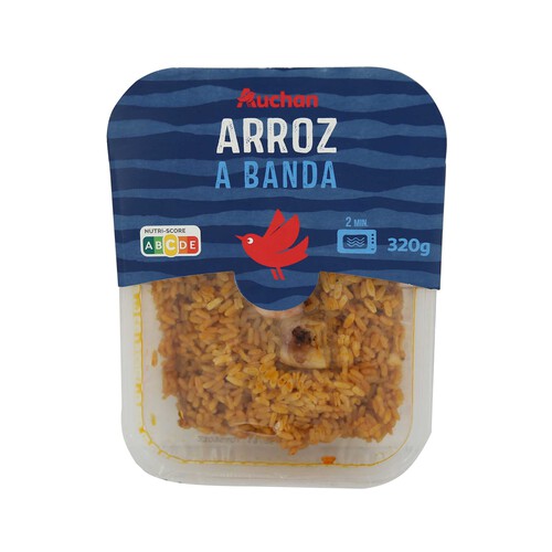 Alcampo AUCHAN Arroz a banda listo para calentar y comer 320 g. Producto Alcampo