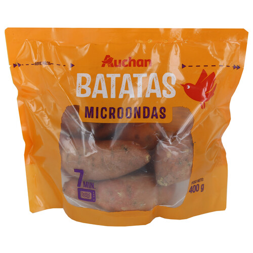 Alcampo AUCHAN Batatas para microondas 400 g. Producto Alcampo
