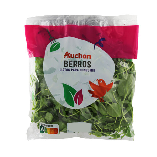 Alcampo AUCHAN Berros bolsa de 125 g. Producto Alcampo