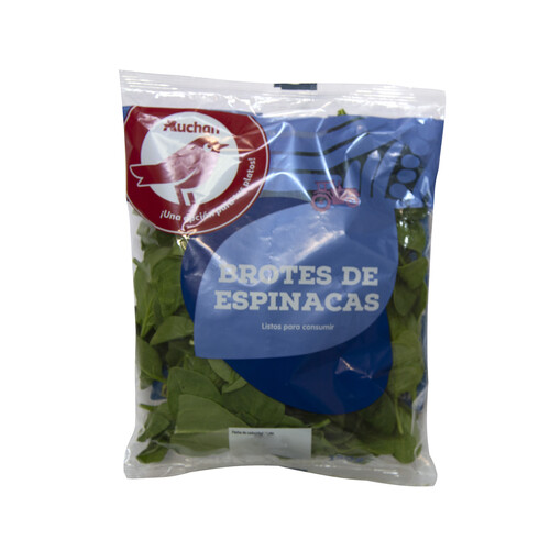 Alcampo AUCHAN Brotes de espinaca 150 g. Producto Alcampo