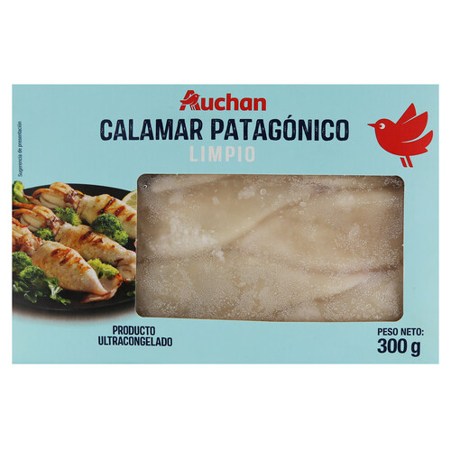 Alcampo AUCHAN Calamar patagónico entero 300 g. Producto Alcampo