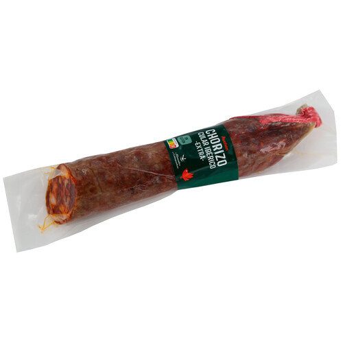 Alcampo AUCHAN Chorizo cular ibérico extra envasado al vacio 450 g. Producto Alcampo