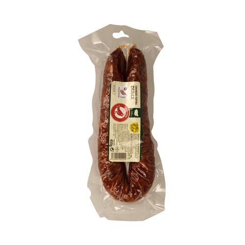 Alcampo AUCHAN Chorizo dulce de León de categoria extra elaborado sin gluten 450 g. Producto Alcampo