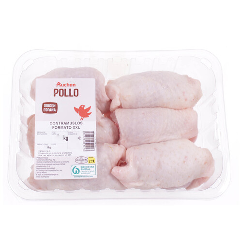 Alcampo AUCHAN Contramuslos de pollo XXL. Producto Alcampo