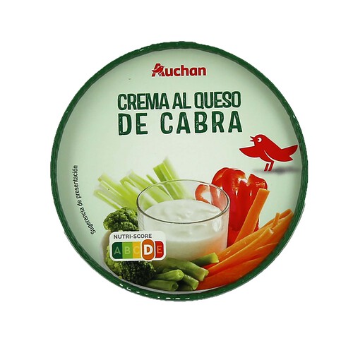 Alcampo AUCHAN Crema de queso de cabra para untar 125 g. Producto Alcampo