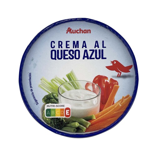 Alcampo AUCHAN Crema de queso para untar azul 125 g. Producto Alcampo