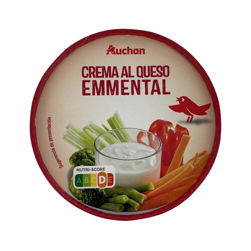 Alcampo AUCHAN Crema de queso para untar Emmental 125 g. Producto Alcampo