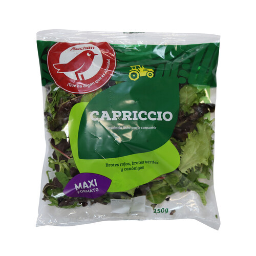 Alcampo AUCHAN Ensalada Maxi Capriccio 150 g. Producto Alcampo